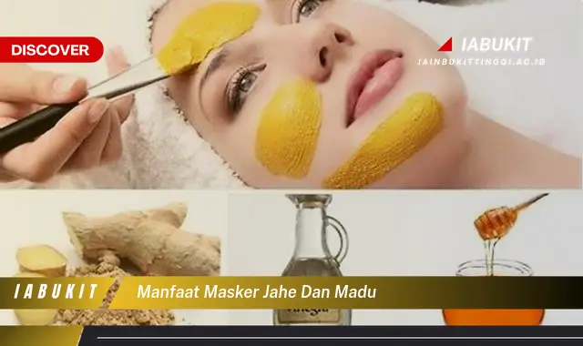 manfaat masker jahe dan madu manfaat masker jahe dan madu