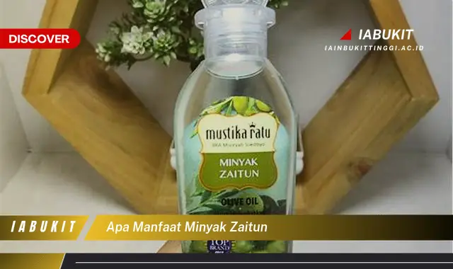 apa manfaat minyak zaitun