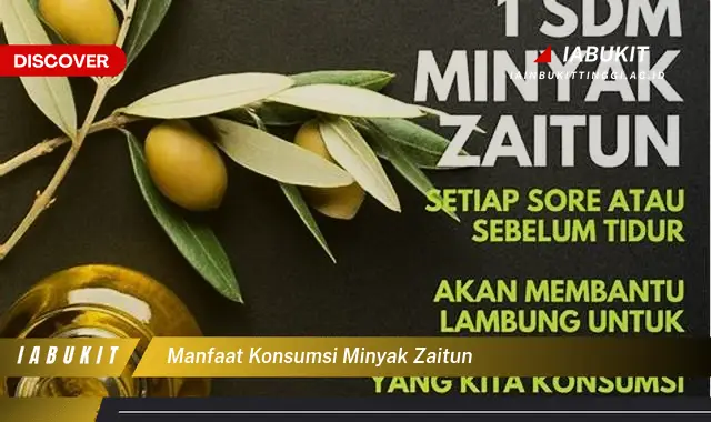 manfaat konsumsi minyak zaitun
