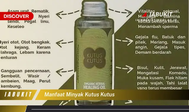 manfaat minyak kutus kutus