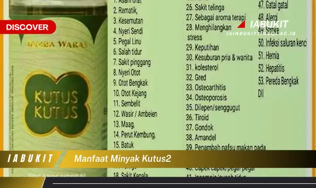 manfaat minyak kutus2