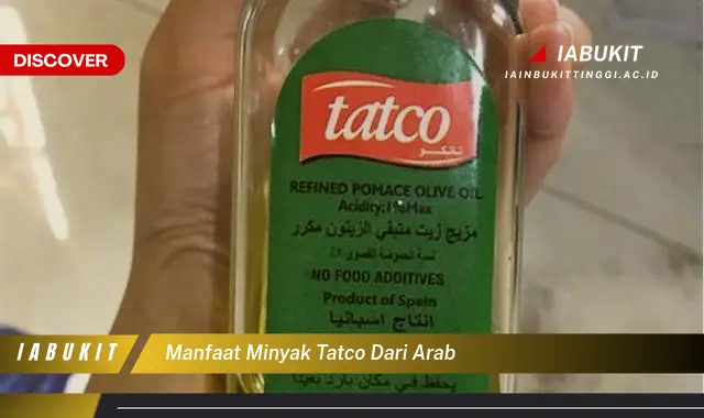 manfaat minyak tatco dari arab