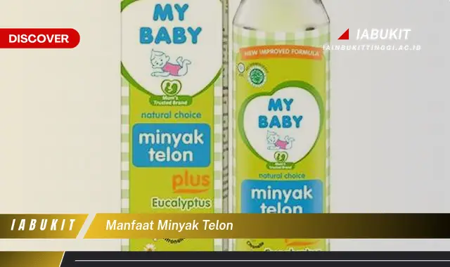 manfaat minyak telon