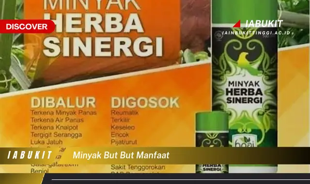 minyak but but manfaat