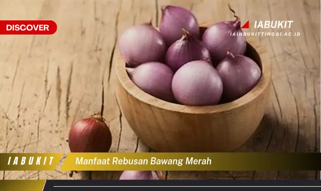 manfaat rebusan bawang merah