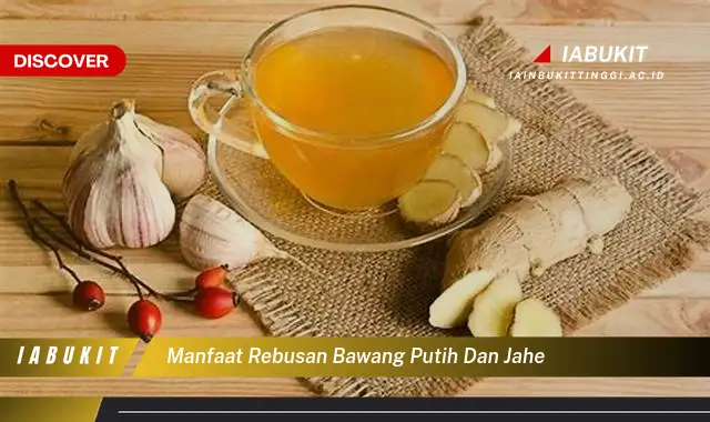 manfaat rebusan bawang putih dan jahe