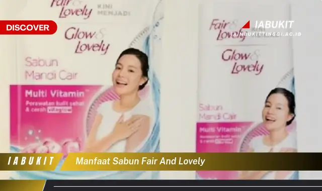 manfaat sabun fair and lovely