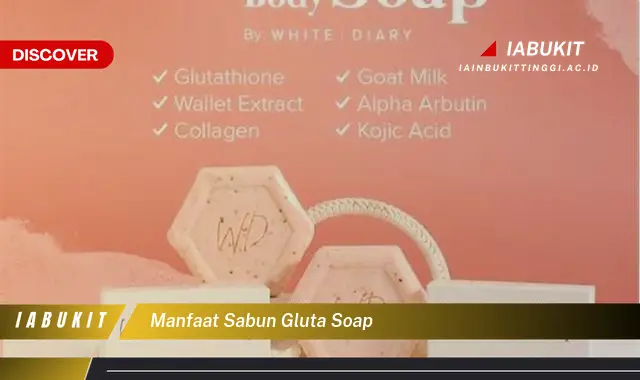 manfaat sabun gluta soap