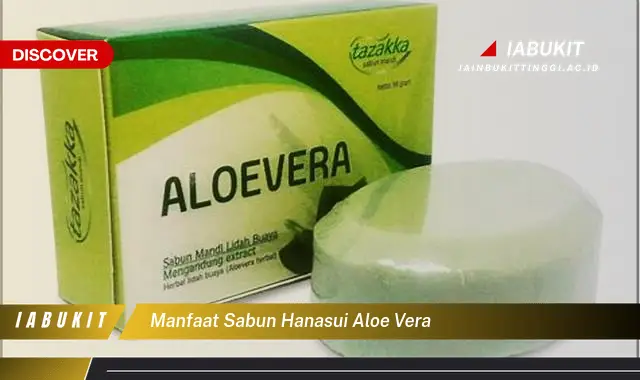 manfaat sabun hanasui aloe vera