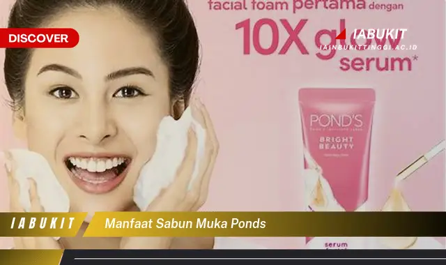 manfaat sabun muka ponds
