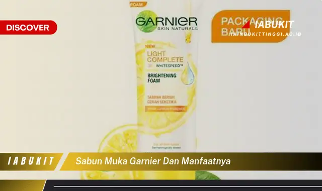 sabun muka garnier dan manfaatnya