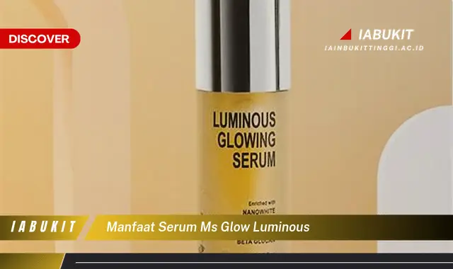 manfaat serum ms glow luminous