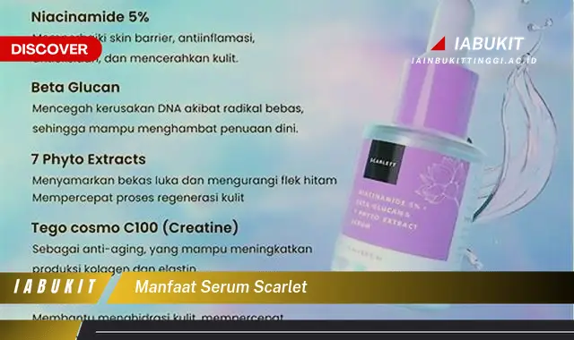 manfaat serum scarlet