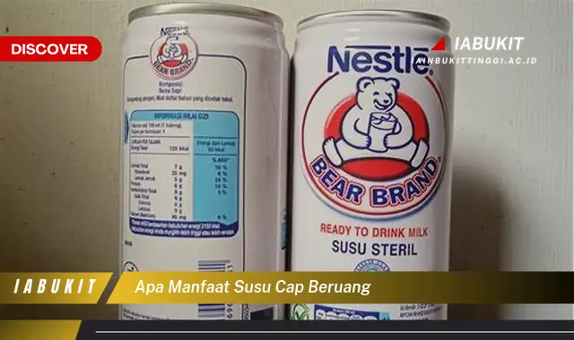 apa manfaat susu cap beruang