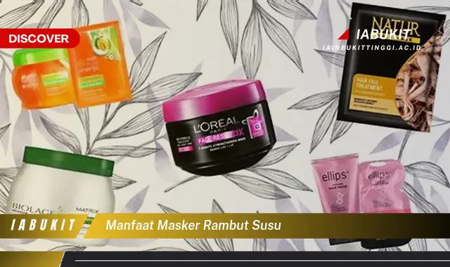manfaat masker rambut susu