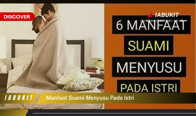 manfaat suami menyusu pada istri