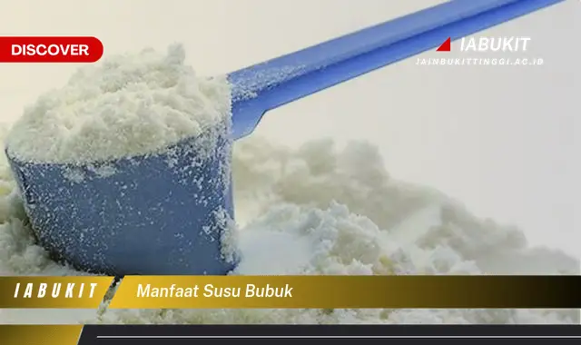 manfaat susu bubuk