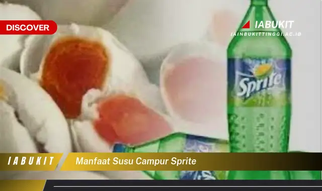 manfaat susu campur sprite