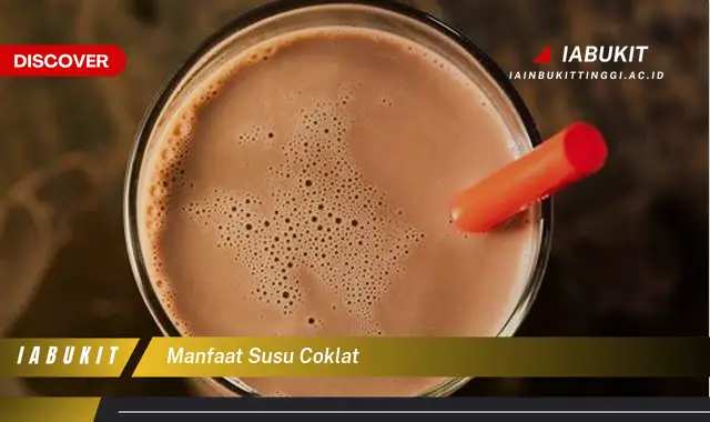 manfaat susu coklat