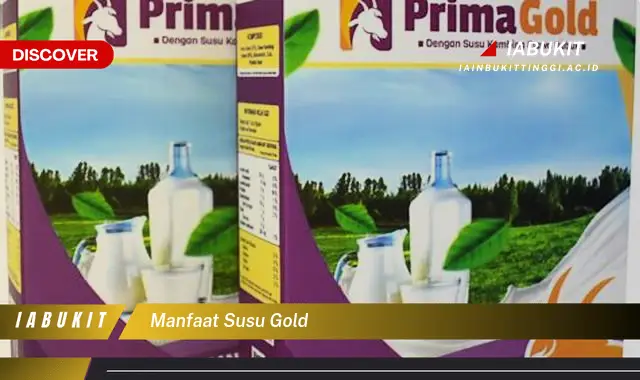 manfaat susu gold