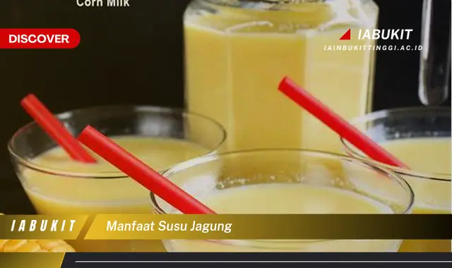 manfaat susu jagung