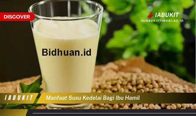 manfaat susu kedelai bagi ibu hamil