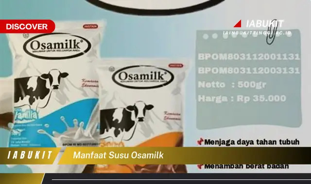 manfaat susu osamilk