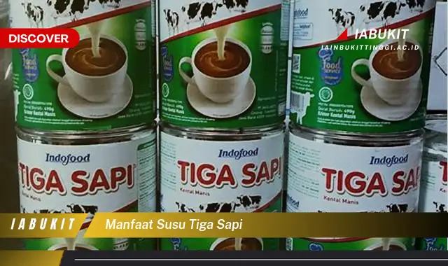 manfaat susu tiga sapi