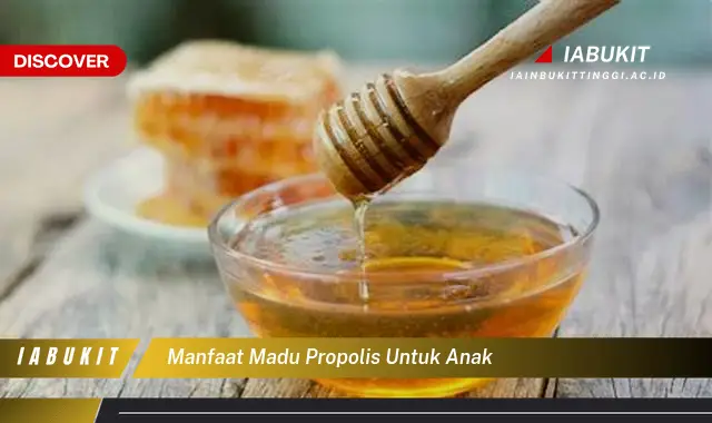 manfaat madu propolis untuk anak