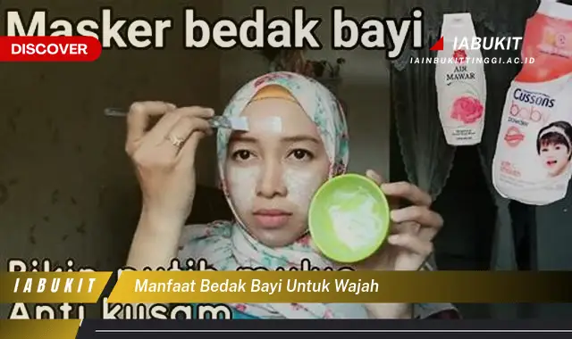 manfaat bedak bayi untuk wajah