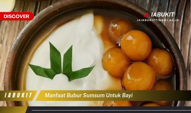 manfaat bubur sumsum untuk bayi