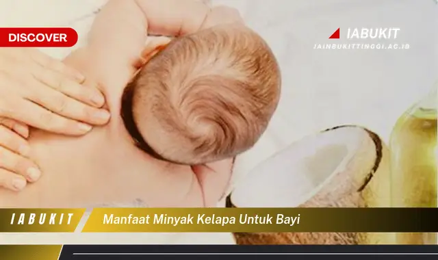 manfaat minyak kelapa untuk bayi