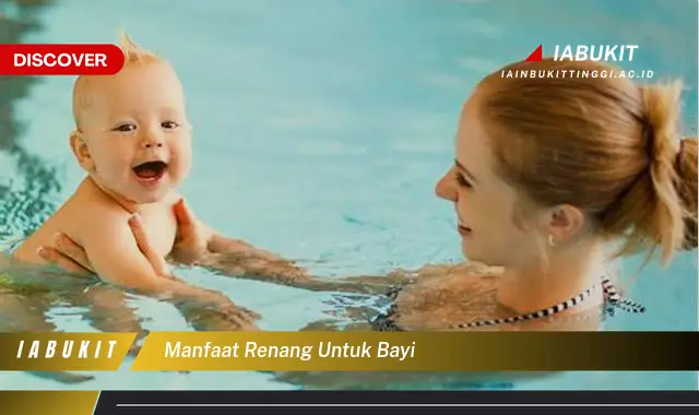 manfaat renang untuk bayi