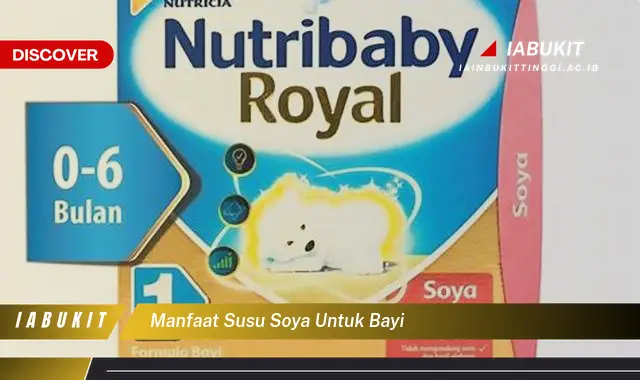 manfaat susu soya untuk bayi