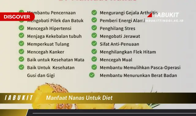 manfaat nanas untuk diet