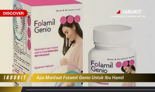 apa manfaat folamil genio untuk ibu hamil