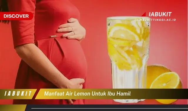 manfaat air lemon untuk ibu hamil