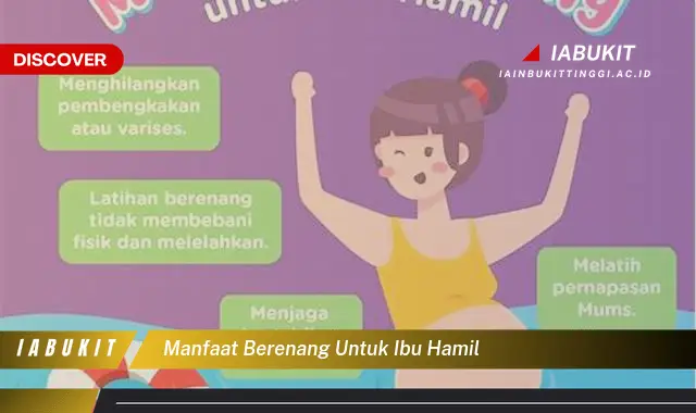 manfaat berenang untuk ibu hamil