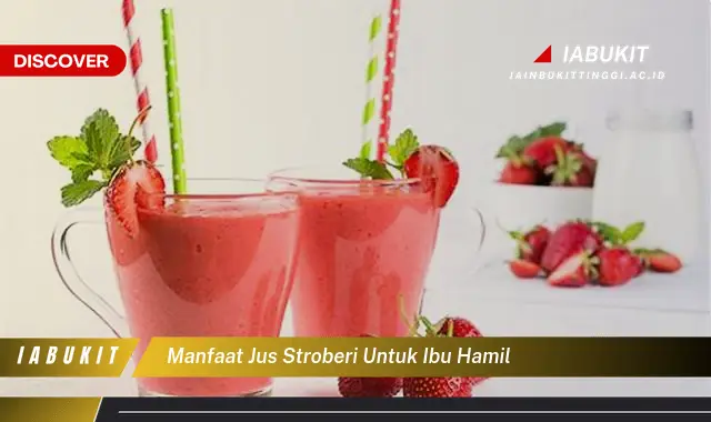 manfaat jus stroberi untuk ibu hamil