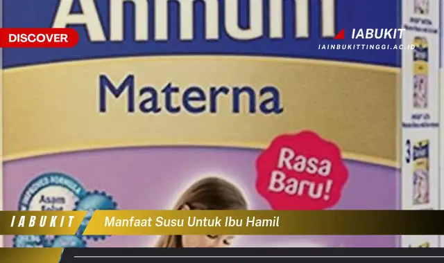 manfaat susu untuk ibu hamil