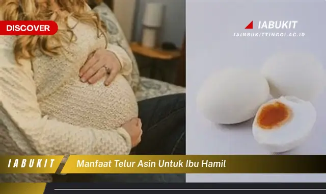 manfaat telur asin untuk ibu hamil