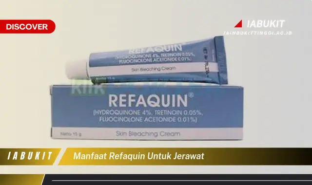 manfaat refaquin untuk jerawat