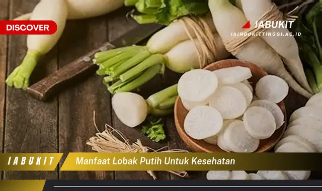 manfaat lobak putih untuk kesehatan