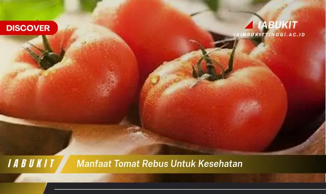 manfaat tomat rebus untuk kesehatan