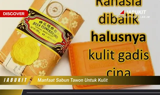 manfaat sabun tawon untuk kulit