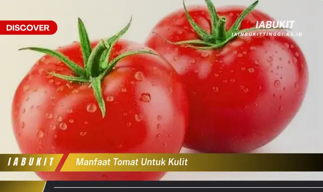 manfaat tomat untuk kulit