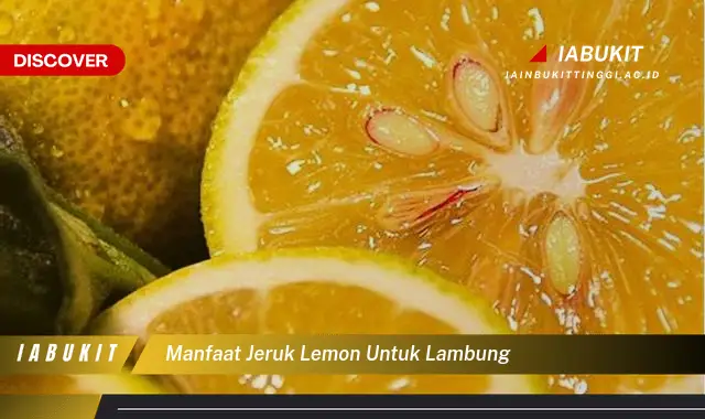 manfaat jeruk lemon untuk lambung