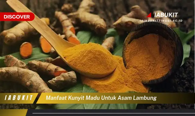 manfaat kunyit madu untuk asam lambung