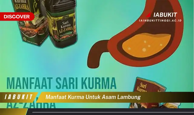 manfaat kurma untuk asam lambung