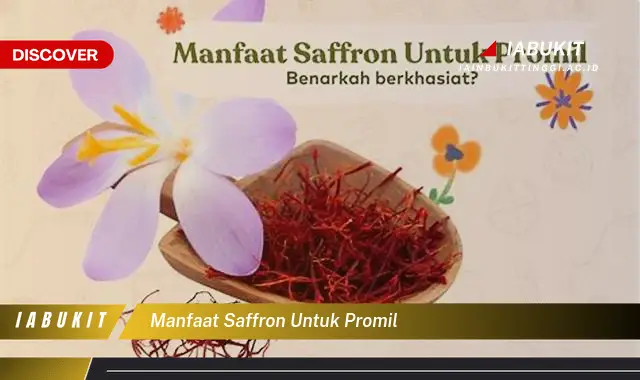 manfaat saffron untuk promil